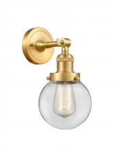  203-SG-G202-6 - Beacon - 1 Light - 6 inch - Satin Gold - Sconce