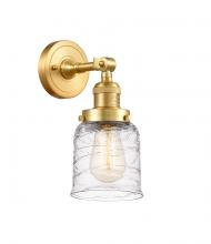  203-SG-G513 - Bell - 1 Light - 5 inch - Satin Gold - Sconce