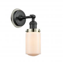  203BK-BPPN-HRPN-G311 - Dover - 1 Light - 5 inch - Matte Black - Sconce