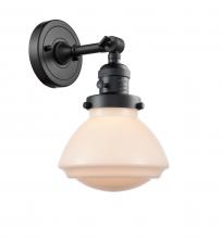  203SW-BK-G321 - Olean - 1 Light - 7 inch - Matte Black - Sconce