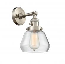  203SW-SN-G172 - Fulton - 1 Light - 7 inch - Brushed Satin Nickel - Sconce