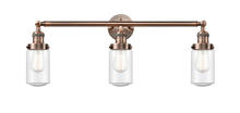  205-AC-G314 - Dover - 3 Light - 31 inch - Antique Copper - Bath Vanity Light