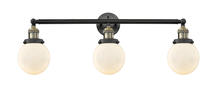  205-BAB-G201-6 - Beacon - 3 Light - 30 inch - Black Antique Brass - Bath Vanity Light