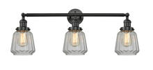  205-BK-G142 - Chatham - 3 Light - 30 inch - Matte Black - Bath Vanity Light