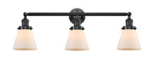  205-OB-G61 - Cone - 3 Light - 30 inch - Oil Rubbed Bronze - Bath Vanity Light