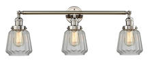  205-PN-G142 - Chatham - 3 Light - 30 inch - Polished Nickel - Bath Vanity Light