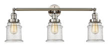  205-PN-G184 - Canton - 3 Light - 30 inch - Polished Nickel - Bath Vanity Light