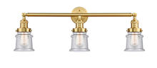  205-SG-G184S - Canton - 3 Light - 30 inch - Satin Gold - Bath Vanity Light