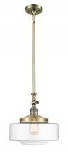  206-AB-G692-12 - Bridgeton - 1 Light - 12 inch - Antique Brass - Stem Hung - Mini Pendant