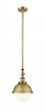  206-BB-HFS-81-BB - Hampden - 1 Light - 9 inch - Brushed Brass - Stem Hung - Mini Pendant