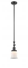  206-OB-G181S - Canton - 1 Light - 5 inch - Oil Rubbed Bronze - Stem Hung - Mini Pendant