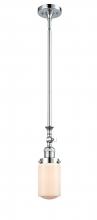 Innovations Lighting 206-PC-G311 - Dover - 1 Light - 5 inch - Polished Chrome - Stem Hung - Mini Pendant