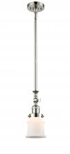  206-PN-G181S - Canton - 1 Light - 5 inch - Polished Nickel - Stem Hung - Mini Pendant