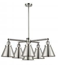 Innovations Lighting 207-6CR-PN-M13-PN - Appalachian 6 Light Chandelier