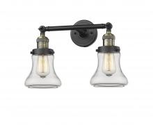  208-BAB-G192 - Bellmont - 2 Light - 17 inch - Black Antique Brass - Bath Vanity Light