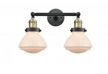  208-BAB-G321 - Olean - 2 Light - 17 inch - Black Antique Brass - Bath Vanity Light