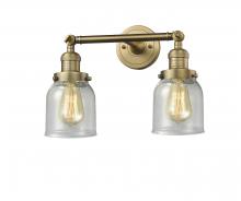  208-BB-G54 - Bell - 2 Light - 16 inch - Brushed Brass - Bath Vanity Light