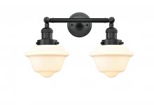  208-BK-G531 - Oxford - 2 Light - 17 inch - Matte Black - Bath Vanity Light