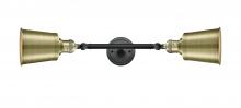  208L-BAB-M9-AB - Addison - 2 Light - 5 inch - Black Antique Brass - Bath Vanity Light