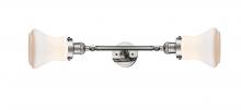  208L-PN-G191 - Bellmont - 2 Light - 6 inch - Polished Nickel - Bath Vanity Light