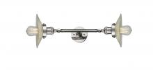  208L-PN-G2-LED - Halophane - 2 Light - 9 inch - Polished Nickel - Bath Vanity Light