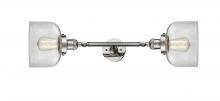 Innovations Lighting 208L-PN-G72 - Bell - 2 Light - 8 inch - Polished Nickel - Bath Vanity Light