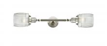  208L-SN-G302 - Colton - 2 Light - 6 inch - Brushed Satin Nickel - Bath Vanity Light