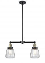  209-BAB-G142 - Chatham - 2 Light - 21 inch - Black Antique Brass - Stem Hung - Island Light