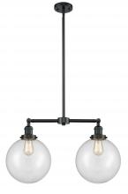  209-OB-G202-10 - Beacon - 2 Light - 25 inch - Oil Rubbed Bronze - Stem Hung - Island Light