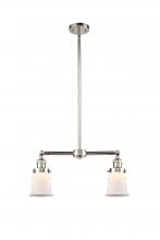 Innovations Lighting 209-PN-G181S - Canton - 2 Light - 21 inch - Polished Nickel - Stem Hung - Island Light