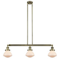  213-AB-G321 - Olean - 3 Light - 39 inch - Antique Brass - Stem Hung - Island Light