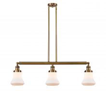  213-BB-G191 - Bellmont - 3 Light - 39 inch - Brushed Brass - Stem Hung - Island Light