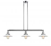  213-PC-G1 - Halophane - 3 Light - 41 inch - Polished Chrome - Stem Hung - Island Light