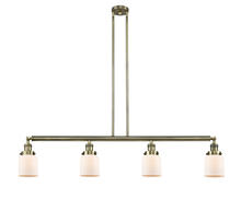 Innovations Lighting 214-AB-G51-LED - Bell - 4 Light - 50 inch - Antique Brass - Stem Hung - Island Light