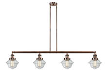 Innovations Lighting 214-AC-G532 - Oxford - 4 Light - 52 inch - Antique Copper - Stem Hung - Island Light