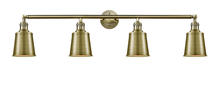  215-AB-M9-AB - Addison - 4 Light - 42 inch - Antique Brass - Bath Vanity Light