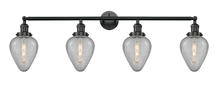  215-BK-G165 - Geneseo - 4 Light - 43 inch - Matte Black - Bath Vanity Light