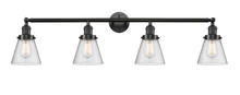  215-OB-G64 - Cone - 4 Light - 42 inch - Oil Rubbed Bronze - Bath Vanity Light