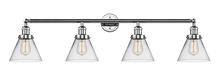 Innovations Lighting 215-PC-G42-LED - Cone - 4 Light - 44 inch - Polished Chrome - Bath Vanity Light