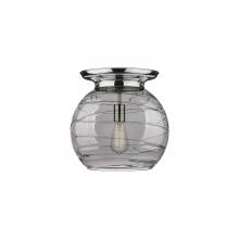 Innovations Lighting 221-1F-PC-G1213-14SM - Athens Deco Swirl - 1 Light - 14 inch - Polished Chrome - Flush Mount