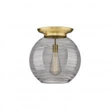 Innovations Lighting 221-1F-SG-G1213-16SM - Athens Deco Swirl - 1 Light - 16 inch - Satin Gold - Flush Mount