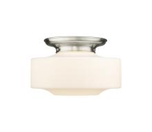  221-1F-SN-G691-16 - Bridgeton - 1 Light - 16 inch - Satin Nickel - Flush Mount