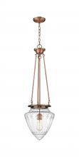  221-1P-AC-G664-12 - Beacon - 1 Light - 14 inch - Antique Copper - Chain Hung - Pendant