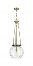 Innovations Lighting 221-1P-BB-G1215-14 - Athens Water Glass - 1 Light - 13 inch - Brushed Brass - Chain Hung - Pendant