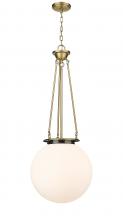  221-1P-BB-G201-16 - Beacon - 1 Light - 16 inch - Brushed Brass - Chain Hung - Pendant