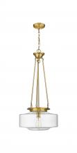  221-1P-SG-G692-16 - Bridgeton - 1 Light - 16 inch - Satin Gold - Chain Hung - Pendant