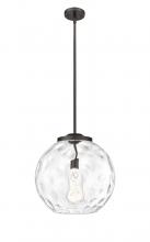  221-1S-OB-G1215-16 - Athens Water Glass - 1 Light - 16 inch - Oil Rubbed Bronze - Cord hung - Pendant