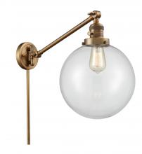  237-BB-G202-10 - Beacon - 1 Light - 10 inch - Brushed Brass - Swing Arm