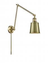  238-AB-M9-AB - Addison - 1 Light - 8 inch - Antique Brass - Swing Arm