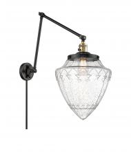  238-BAB-G664-12 - Bullet - 1 Light - 12 inch - Black Antique Brass - Swing Arm